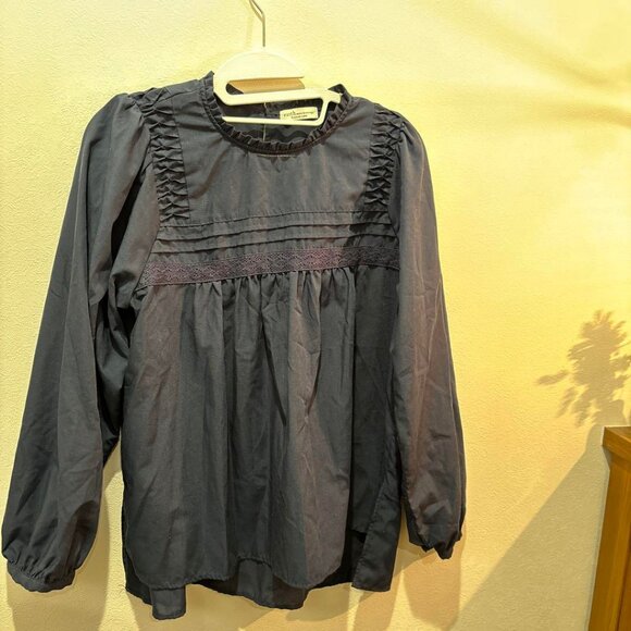 Dark Blue Blouse - Picture 1 of 3